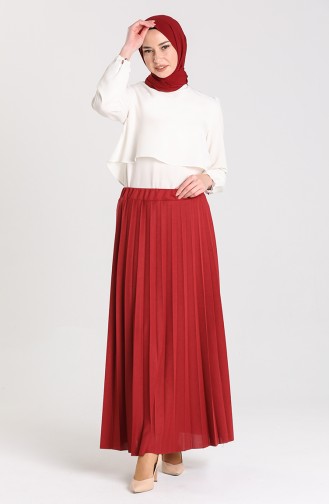 Claret Red Skirt 1030A-01