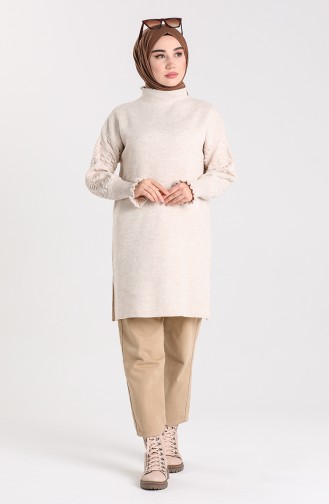 Beige Pullover 4357-02