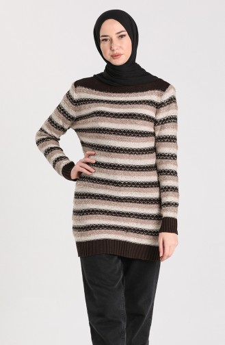 Braun Pullover 1087-01