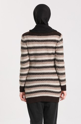 Knitwear Garnish Soft Sweater 1087-01 Brown 1087-01