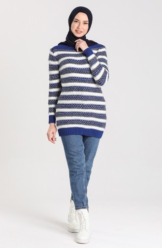 Knitwear Garnish Soft Sweater 1087-03 Saxe Blue 1087-03