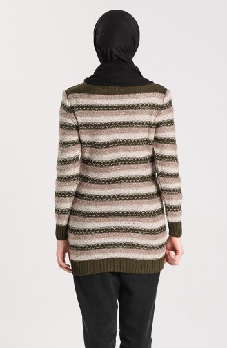 Knitwear Garnish Soft Sweater 1087-06 Khaki 1087-06