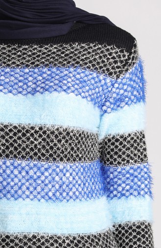 Knitwear Silvery Soft Sweater 1088-01 Saxe Blue Mint Blue 1088-01