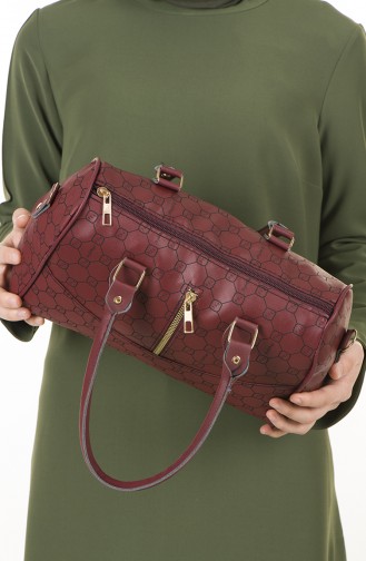Claret Red Shoulder Bags 34-03