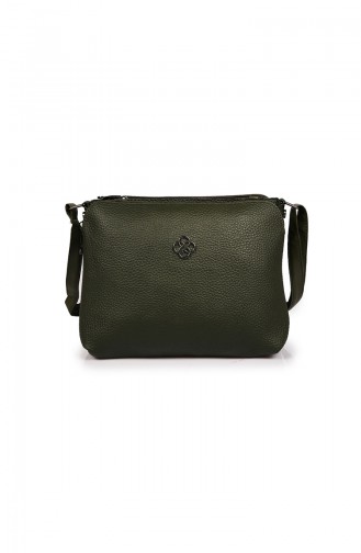 Khaki Schultertasche 01Z-03