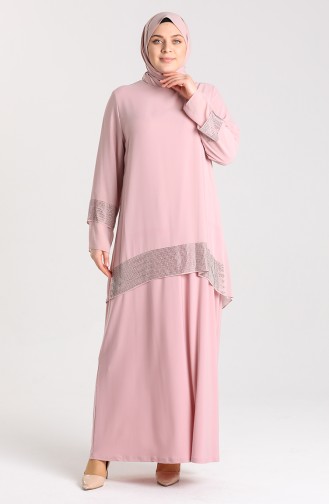 Puder Hijab-Abendkleider 9300-04