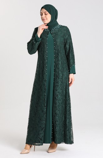 Emerald İslamitische Avondjurk 9355-01