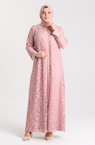 Puder Hijab-Abendkleider 9355-02