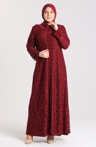 Habillé Hijab Bordeaux 9355-05