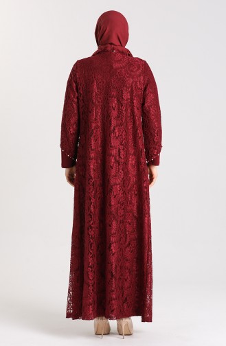 Habillé Hijab Bordeaux 9355-05