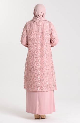 Puder Hijab-Abendkleider 9392-05