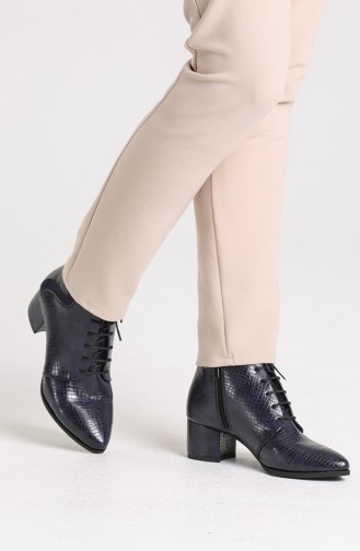 Navy Blue Bot-bootie 10-03