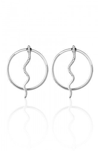 Silver Gray Earrings 2008