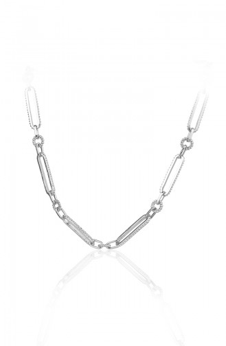 Collier Gris argenté 2021