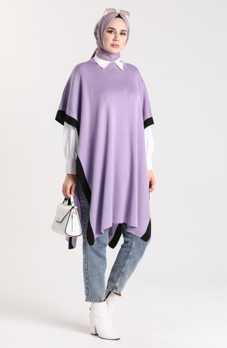 Violet Poncho 0142-09