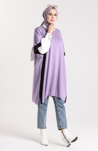 Violet Poncho 0142-09