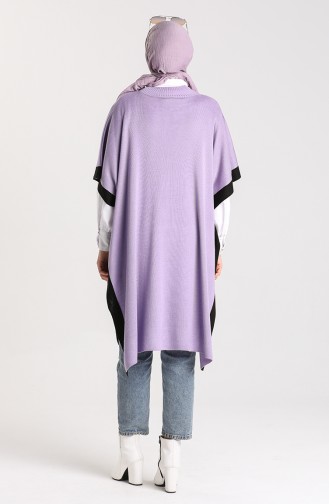 Lila Poncho 0142-09