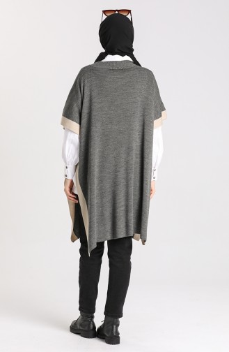 Beige Poncho 0142-14