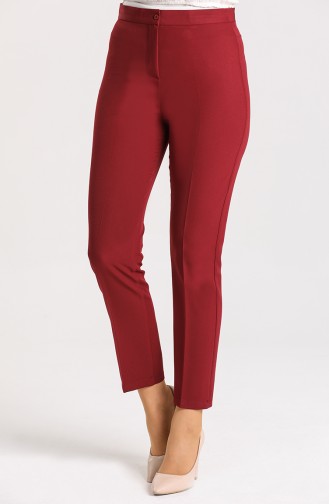 Claret red Broek 1132-03