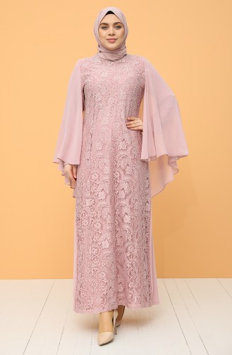 Puder Hijab-Abendkleider 9361-02