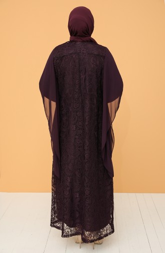 Lila Hijab-Abendkleider 9364-05