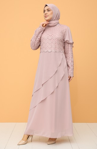 Puder Hijab-Abendkleider 9395-05