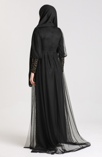 Habillé Hijab Noir 5346-10