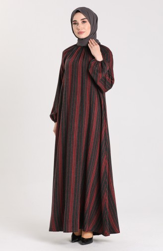 Robe Hijab Bordeaux 3241-02