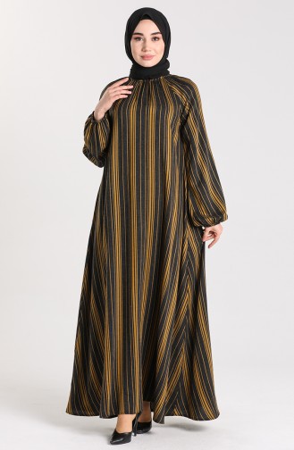 Robe Hijab Moutarde 3241-03