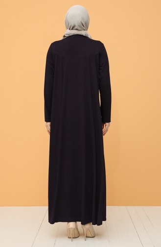 Lila Hijab Kleider 0409-04
