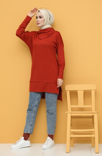 Brick Red Sweatshirt 8293-06