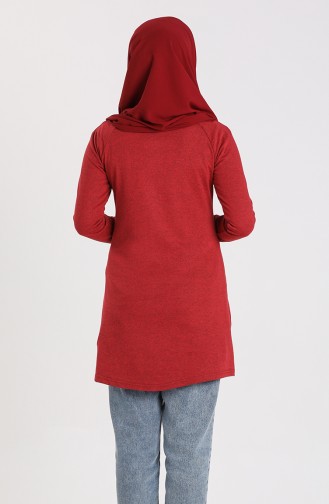 Dark Claret Red Tuniek 3047-17