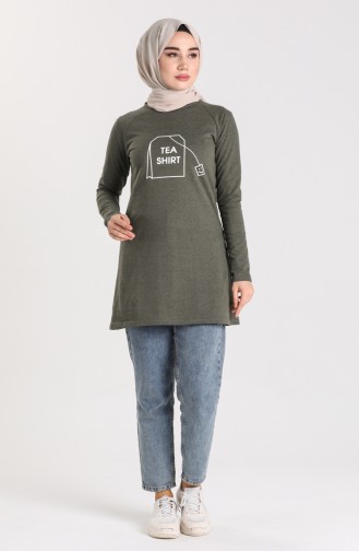 Light Khaki Green Tunics 3048-19