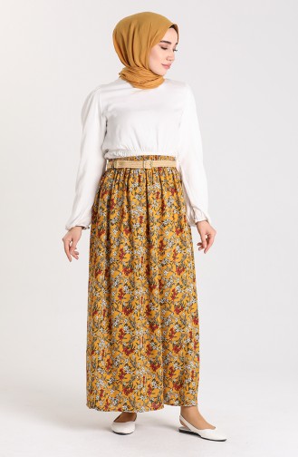 Mustard Skirt 2095-03