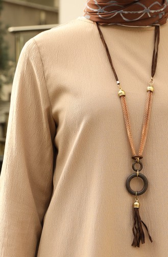 Basic Necklace Tunic 4013-03 Mink 4013-03