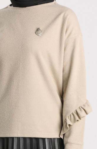 Beige Bluse 20624-01