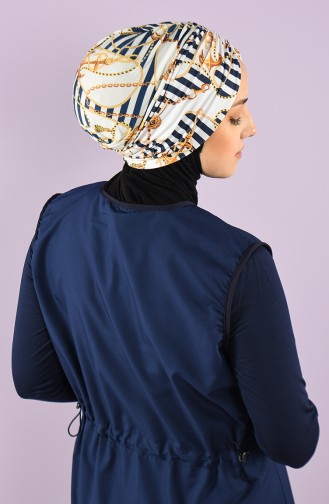 Navy Blue Swimsuit Hijab 8006-13-01