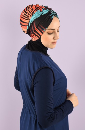 Black Swimsuit Hijab 8006-18-02