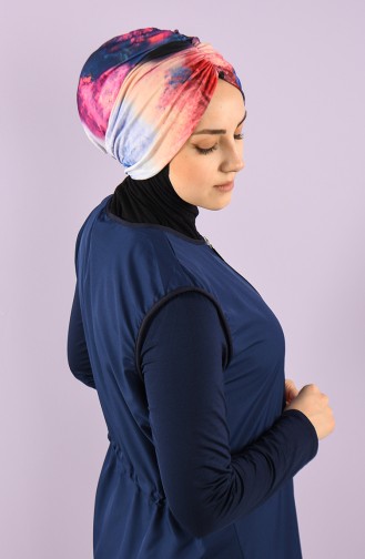 Navy Blue Swimsuit Hijab 8006-19-01