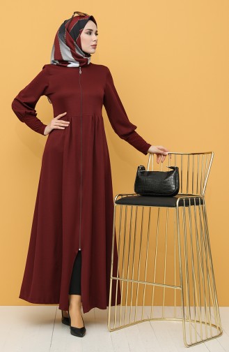 Claret Red Abaya 8297-05