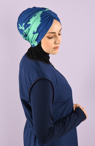 Indigo Modest Swimwear 8006-5-03