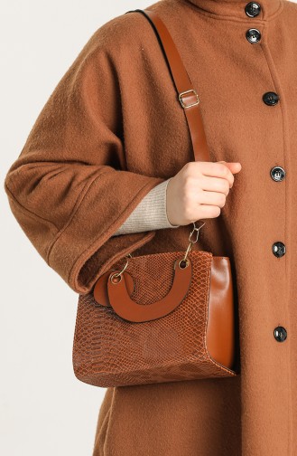 Tobacco Brown Shoulder Bag 10119-07