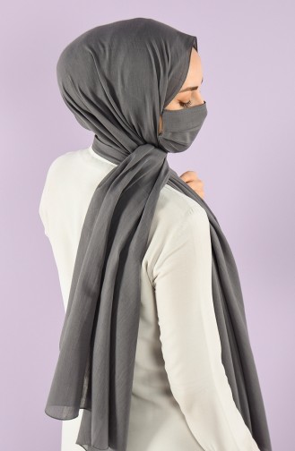 Dark gray Sjaal 15248-20