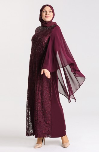 Habillé Hijab Plum 9361-06