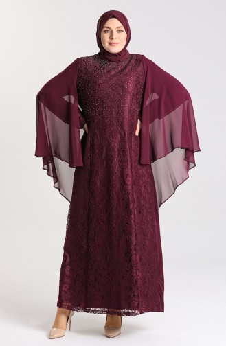 Habillé Hijab Plum 9361-06