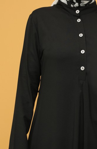 A Pleat Tunic 5002-02 Black 5002-02