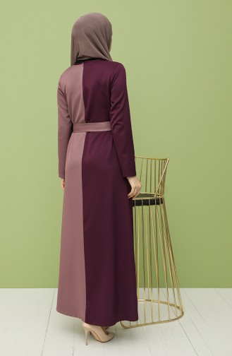 Zwetschge Hijab Kleider 8298-06