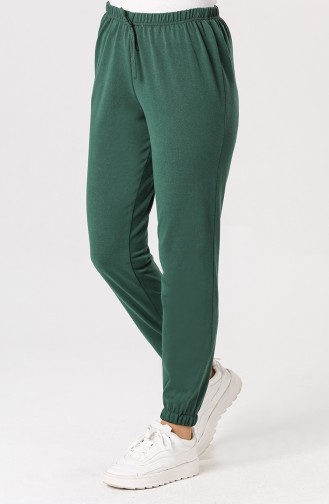 Sweatpants أخضر زمردي 1567-05