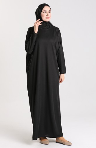 Hooded Prayer Dress 0620-01 Black 0620-01