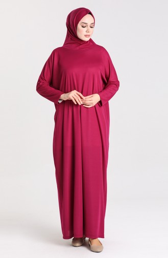 Hooded Prayer Dress 0620-04 Damson 0620-04